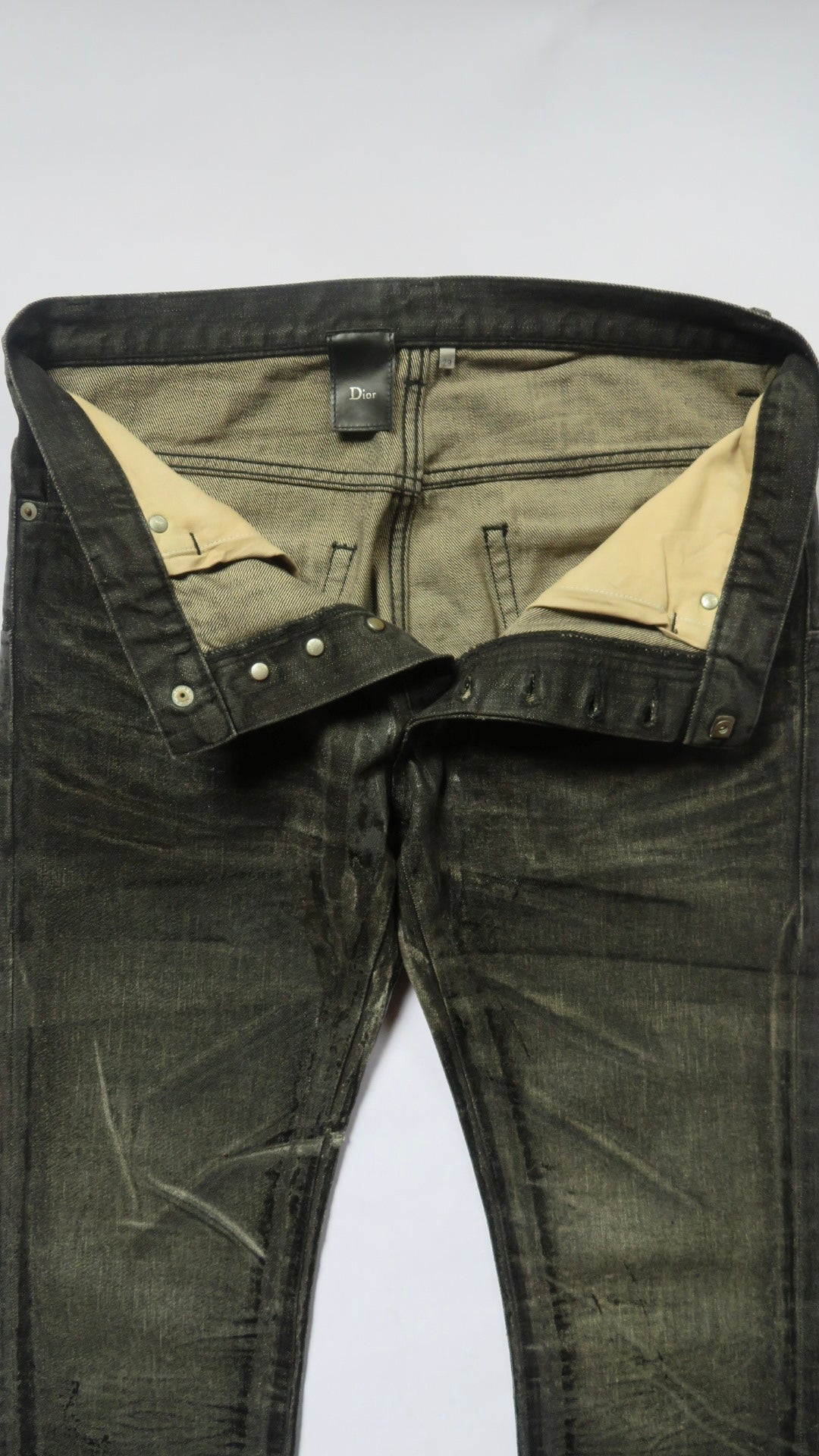 Dior Homme AW04 Black Luster Denim