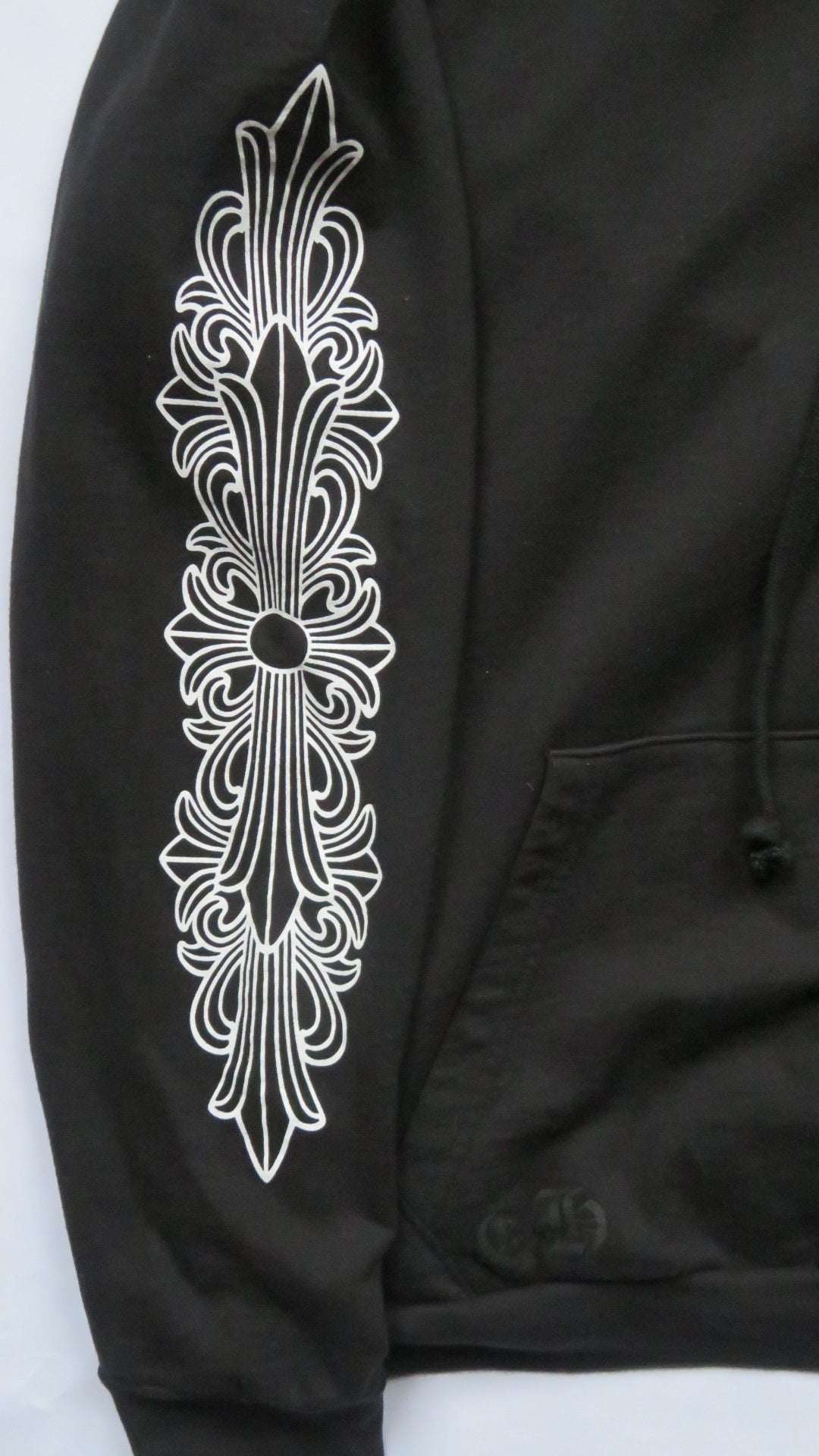 Chrome Hearts Horseshoe Floral Hoodie