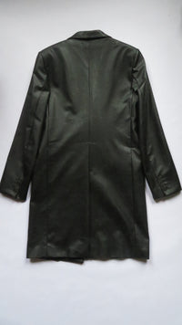 Dior Homme AW03 Luster Peaked Lapel PVC Coat