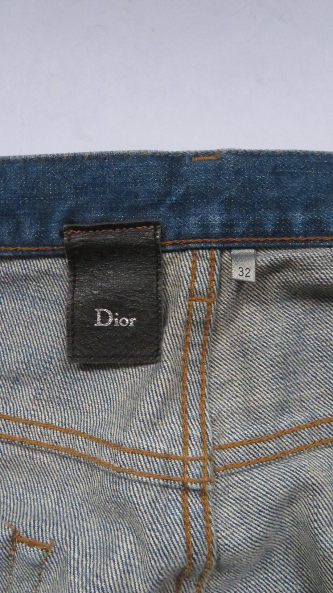 Dior Homme AW10 Indigo Clawmark Denim