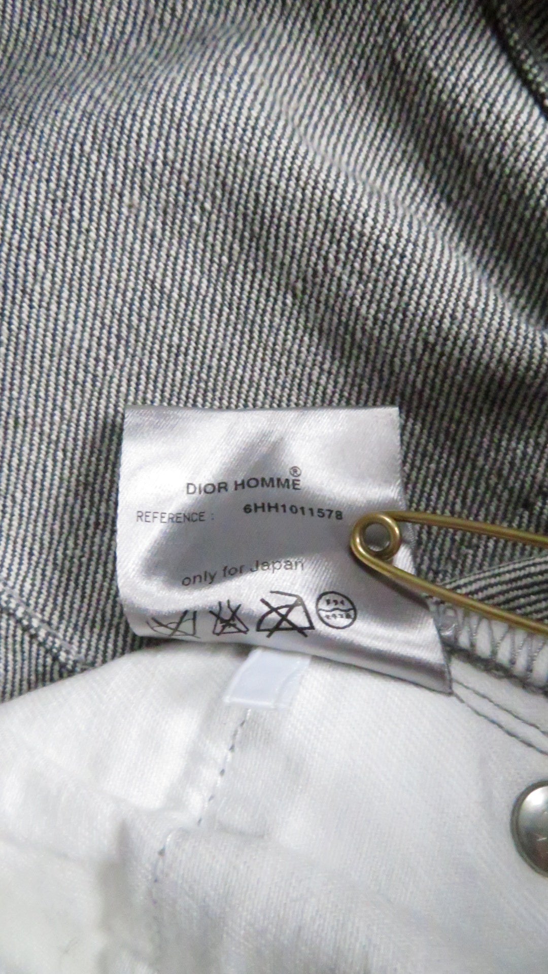 Dior Homme FW06 Radioactive Clawmark Denim