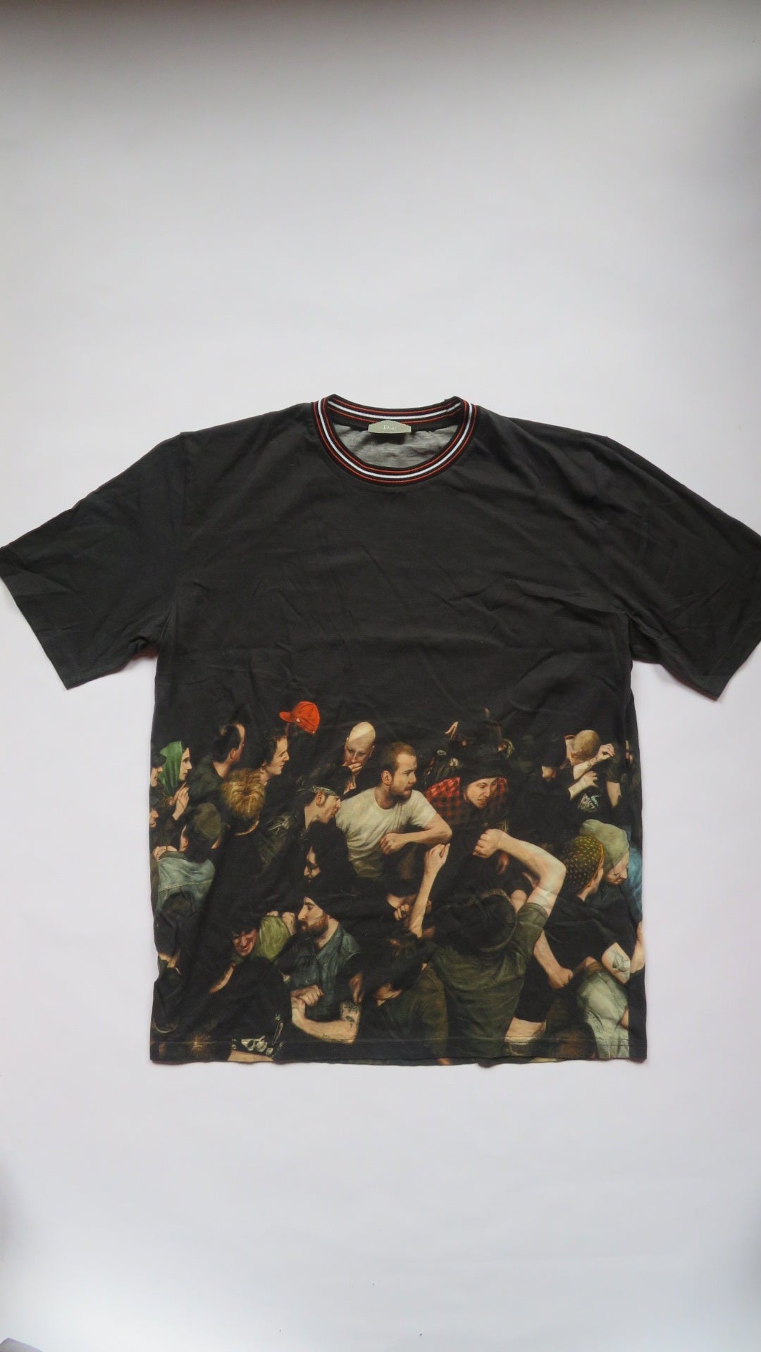 Dior Homme AW17 Dan Witz Moshpit Short Sleeve Shirt