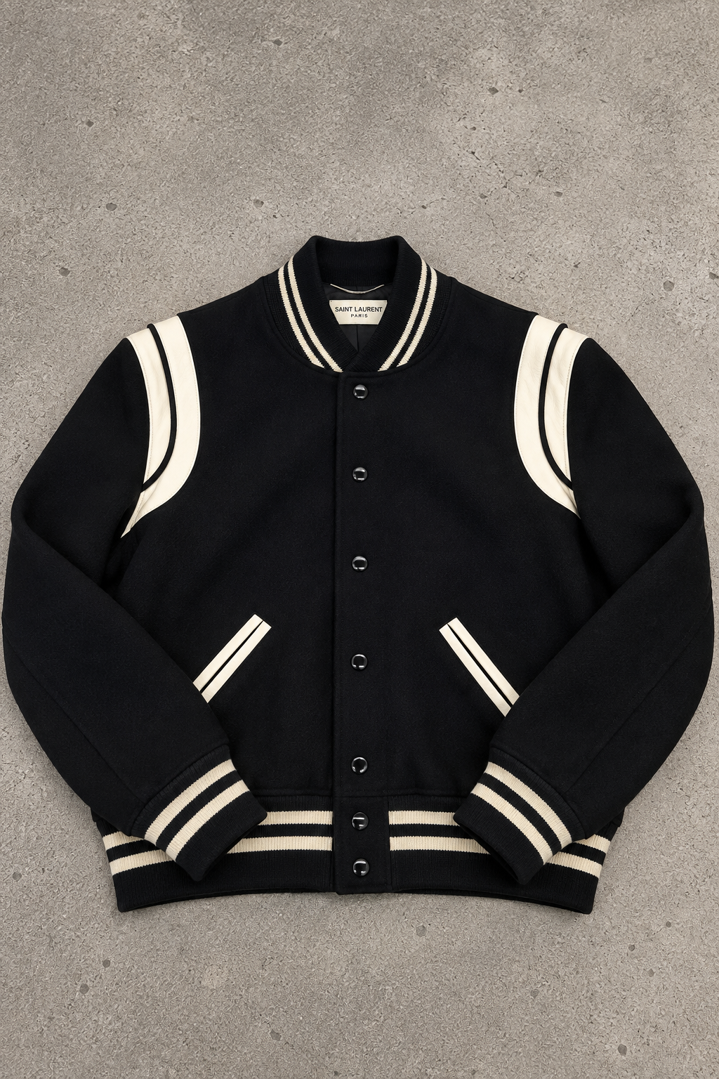 Saint Laurent Paris Varsity Jacket