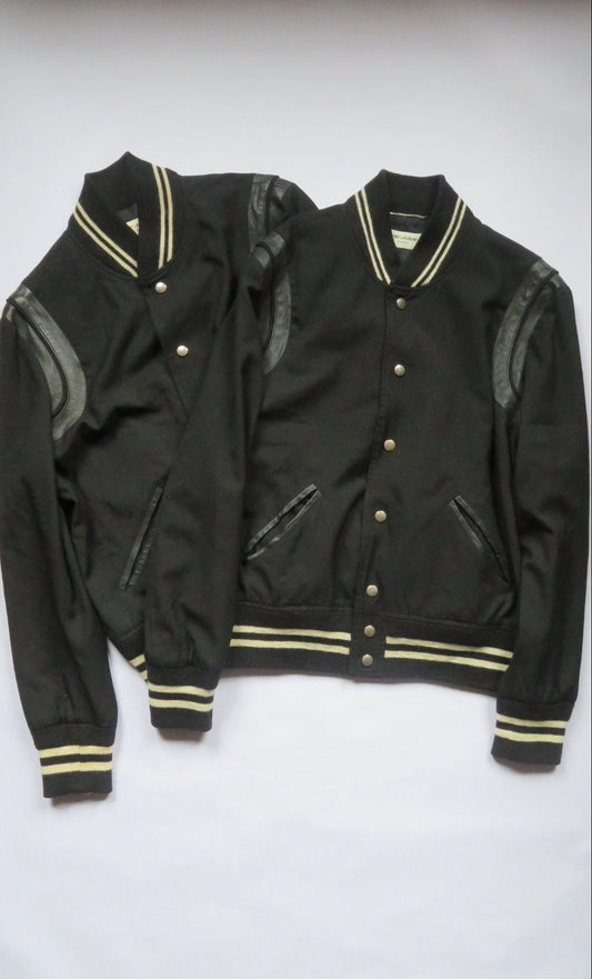 Saint Laurent Paris Black Teddy Jacket