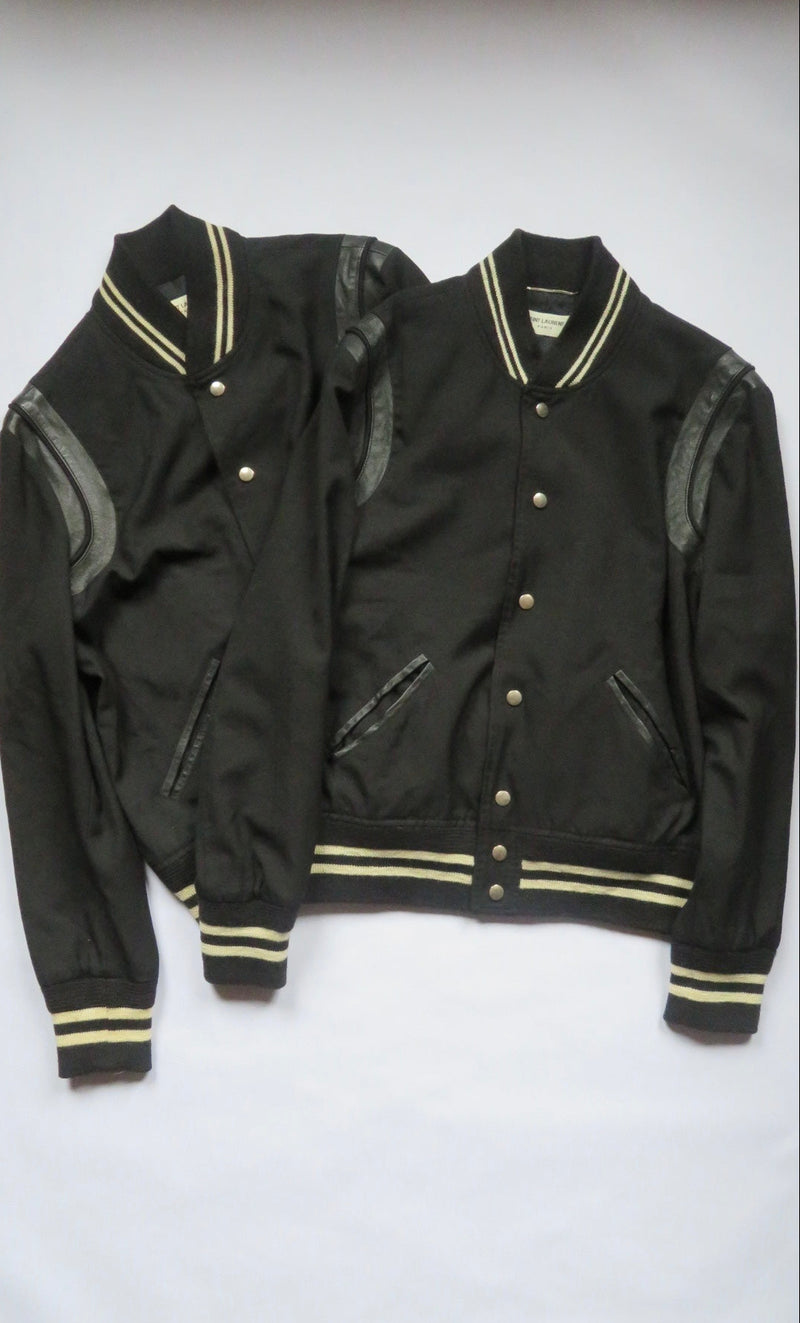 Saint Laurent Paris Black Teddy Jacket