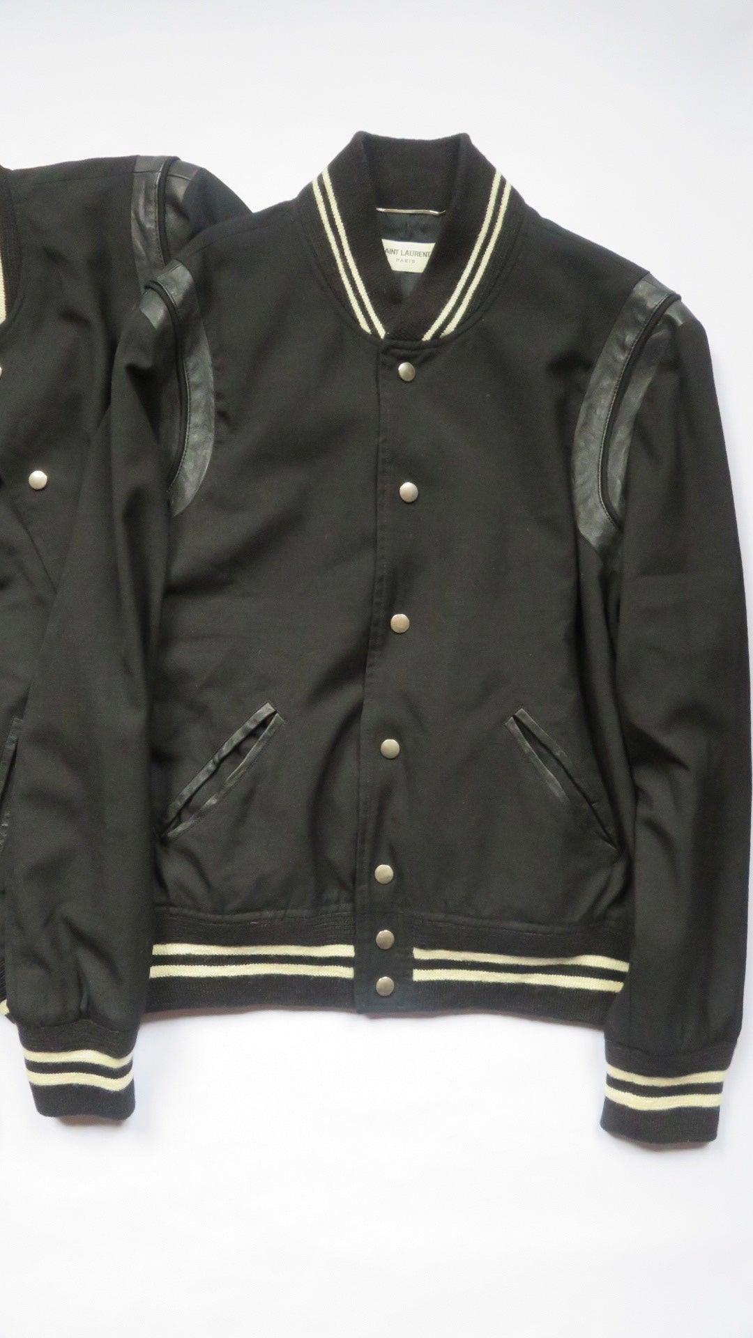 Saint Laurent Paris Black Teddy Jacket