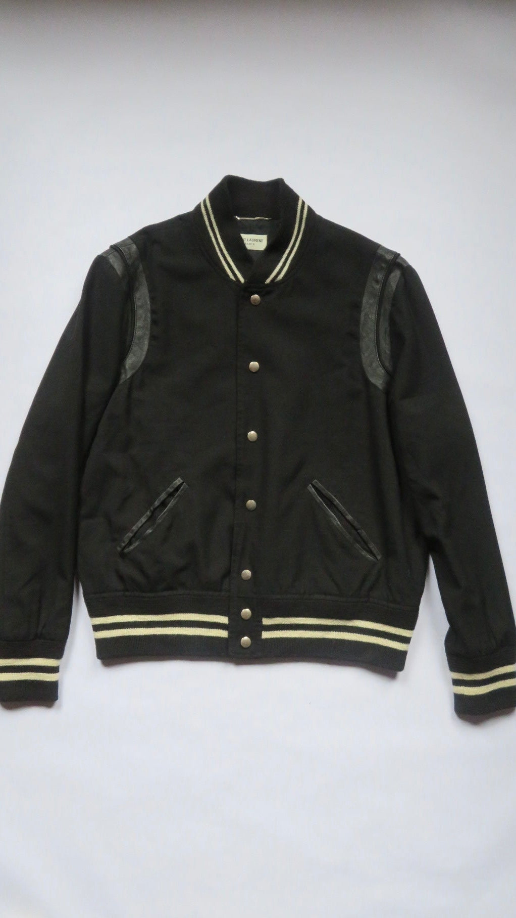 Saint Laurent Paris Black Teddy Jacket