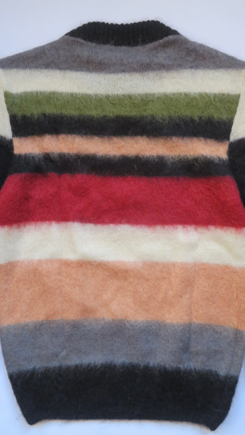 Saint Laurent Paris FW17 Striped Mohair Sweater