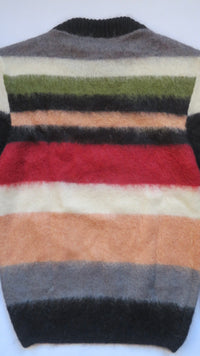 Saint Laurent Paris FW17 Striped Mohair Sweater