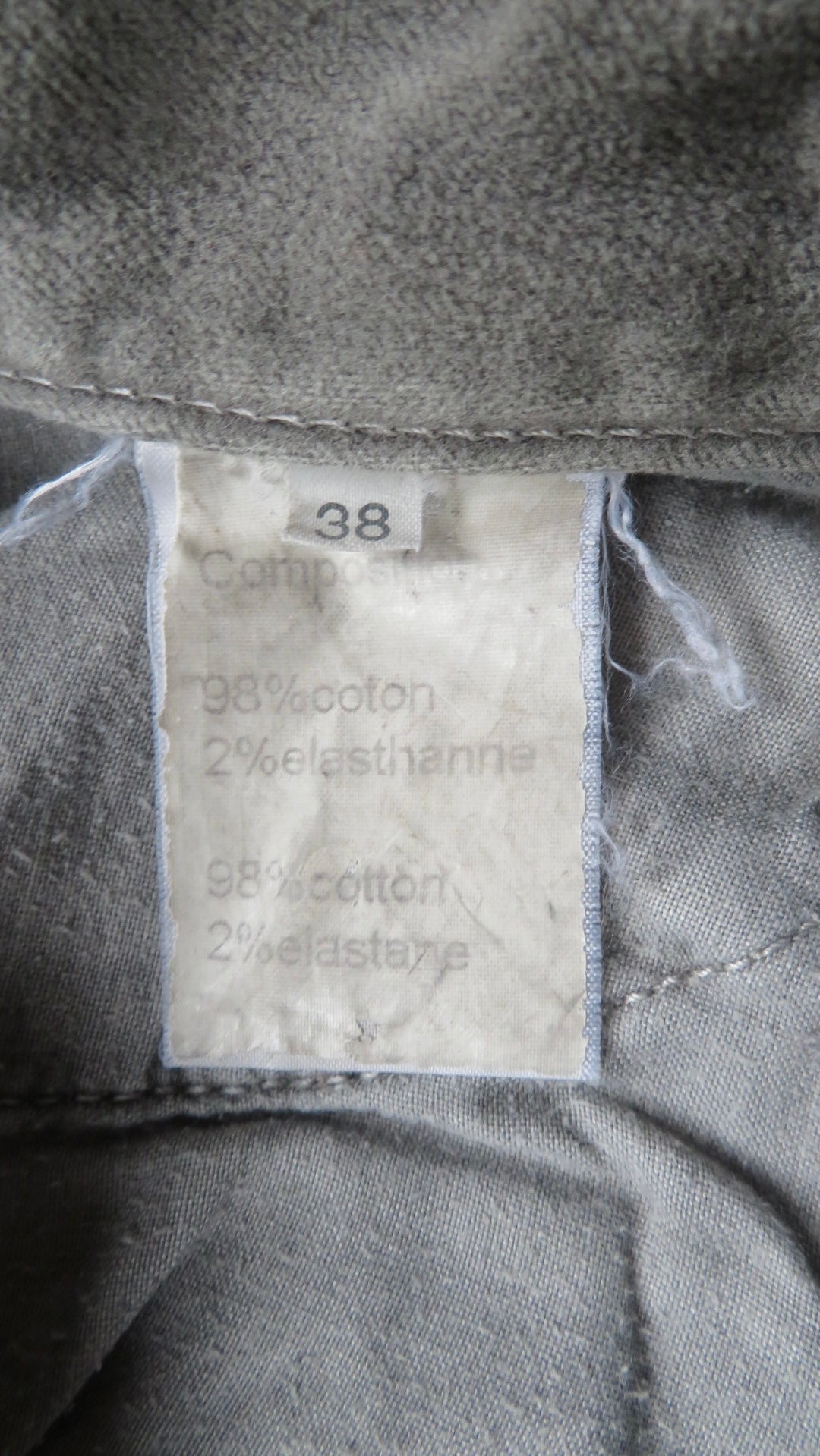 Balmain by Christophe Decarnin Grey Suede Biker Pants