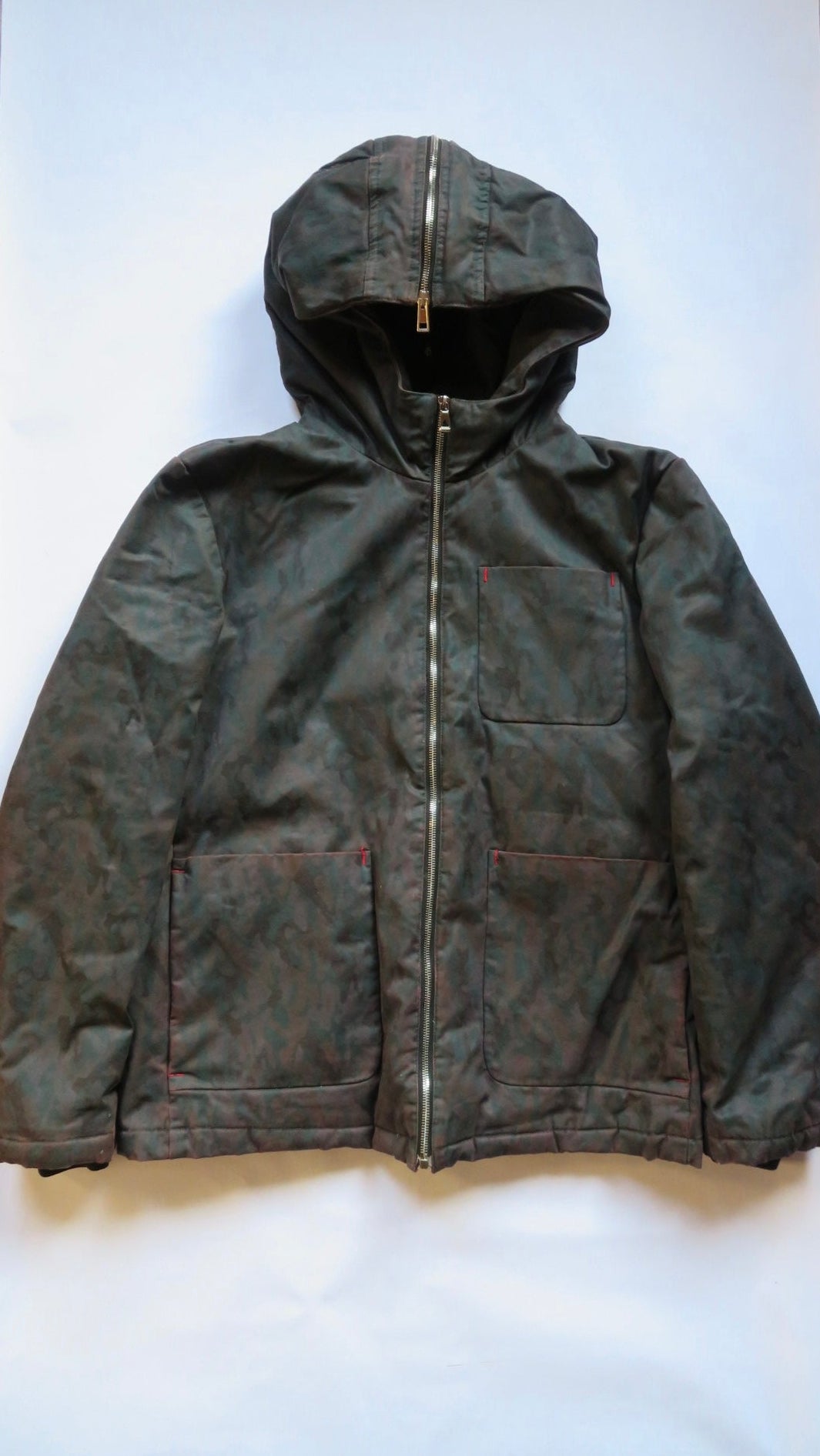 Raf Simons AW15 Camouflage Guitar Boy Puffer