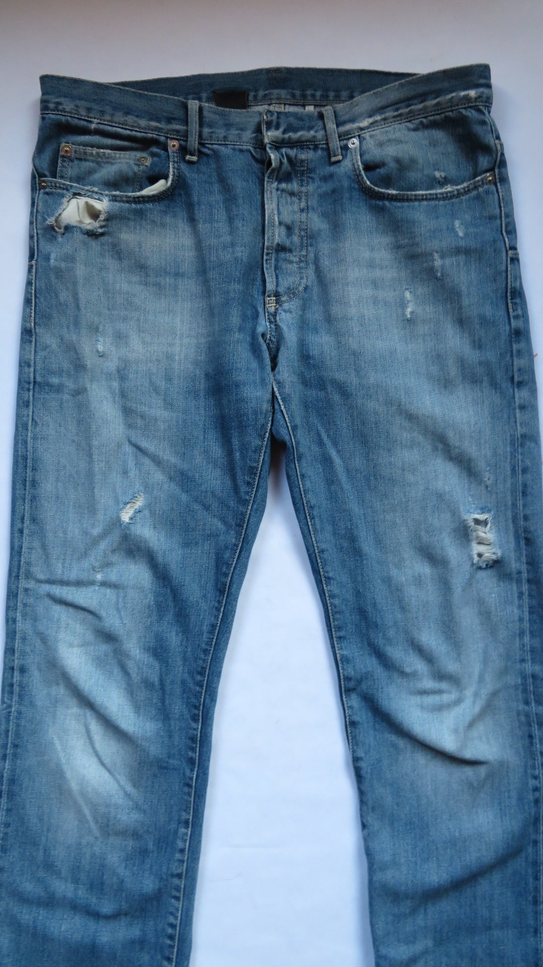 Dior Homme AW11 Distressed Denim