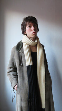 Dior Homme AW06 'These Grey Days" Split Scarf