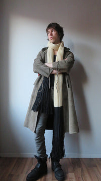 Dior Homme AW06 'These Grey Days" Split Scarf