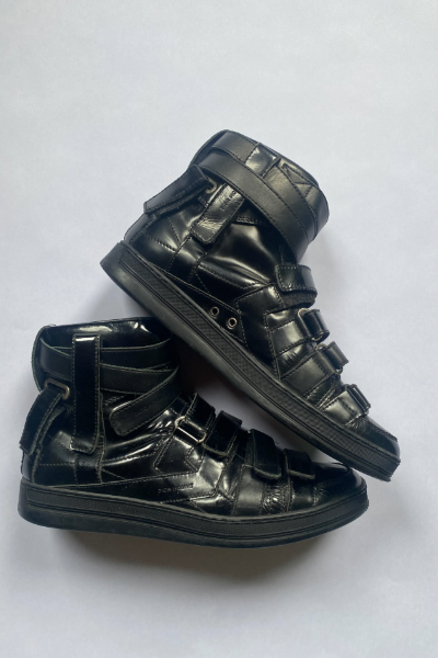 Dior Homme FW08 Patent Leather Strap Sneaker