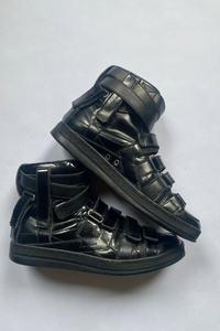 Dior Homme FW08 Patent Leather Strap Sneaker