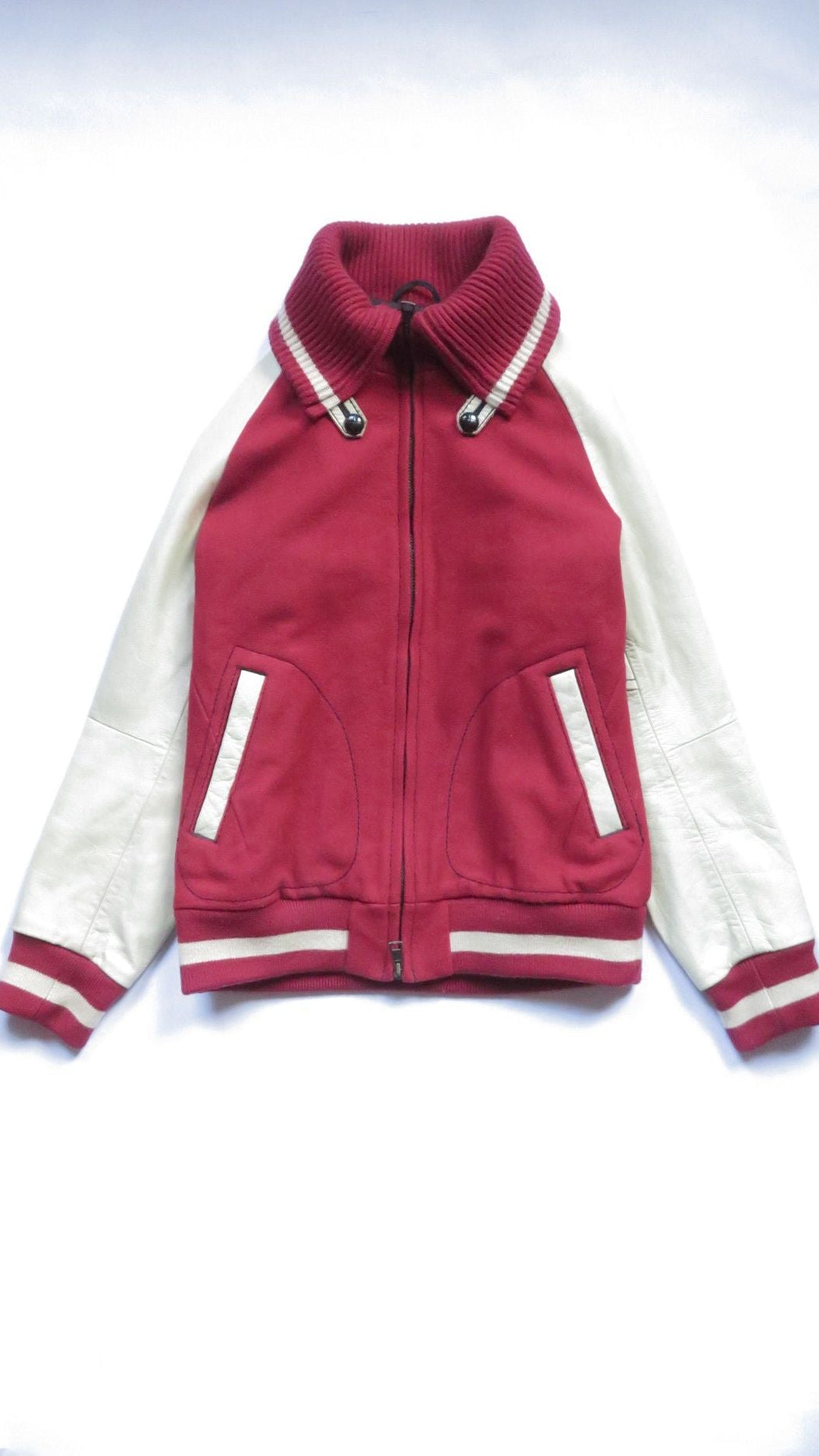 Number Nine AW08 'My Own Private Portland' Red Varsity Jacket