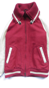 Number Nine AW08 'My Own Private Portland' Red Varsity Jacket