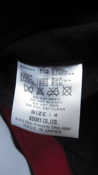 Number Nine AW08 'My Own Private Portland' Red Varsity Jacket