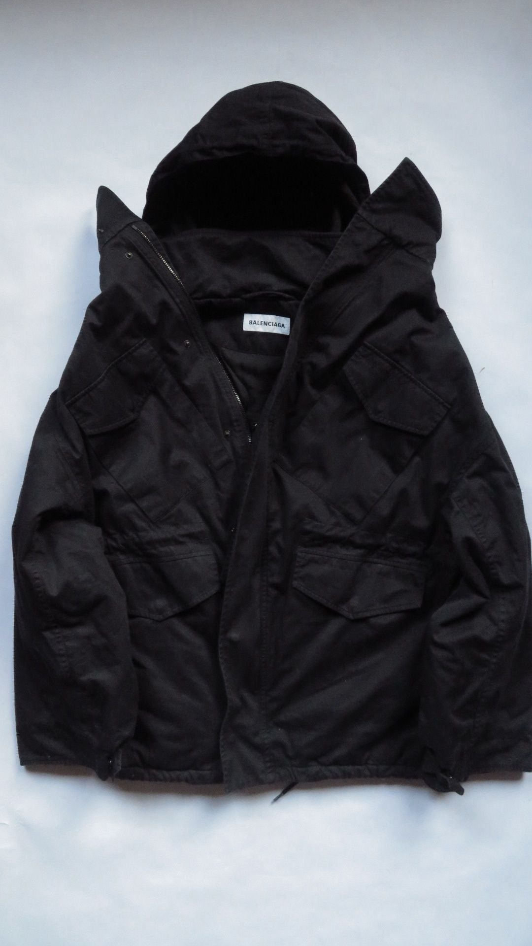 Balenciaga AW19 Military Swing Parka