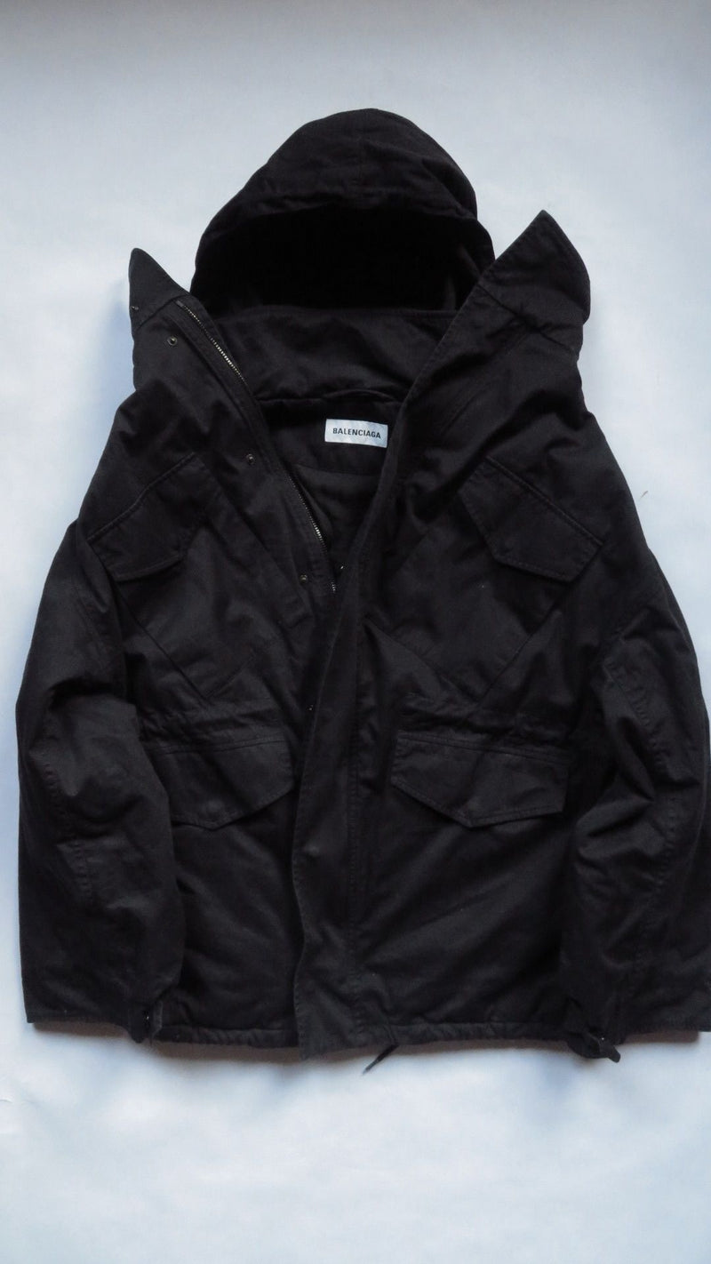 Balenciaga AW19 Military Swing Parka