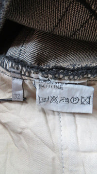 Dior Homme AW03 Black Luster Waxed Denim