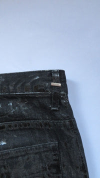 Dior Homme AW03 Black Luster Waxed Denim