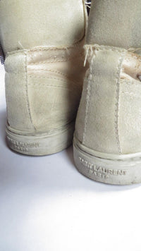Saint Laurent Paris SS16 Joe High 'Smoking Forever' distressed sneaker