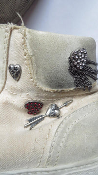 Saint Laurent Paris SS16 Joe High 'Smoking Forever' distressed sneaker