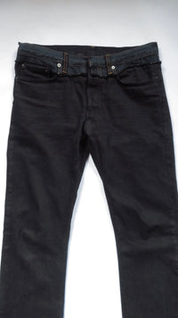 Dior Homme AW06 'These Grey Days' Cummerbund Bootcut Denim