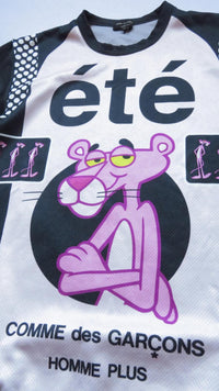 Comme Des Garcons Homme Plus SS2005 Pink Panther Cycling T-Shirt
