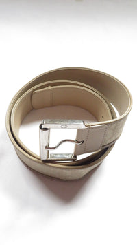 Christian Dior Vintage Monogram Beige Belt