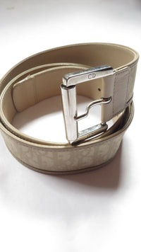 Christian Dior Vintage Monogram Beige Belt