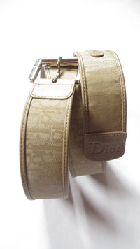 Christian Dior Vintage Monogram Beige Belt