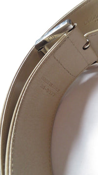Christian Dior Vintage Monogram Beige Belt