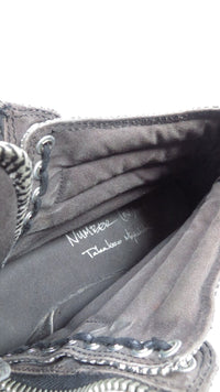 Number (N)ine AW09 Zip Hi-Top Sneaker
