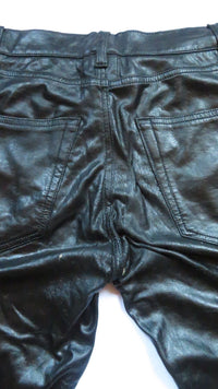 Saint Laurent Paris AW13 Faux Leather coated D02 pants